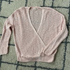 Billabong faux wrap sweater. Size M